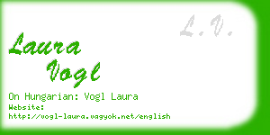 laura vogl business card